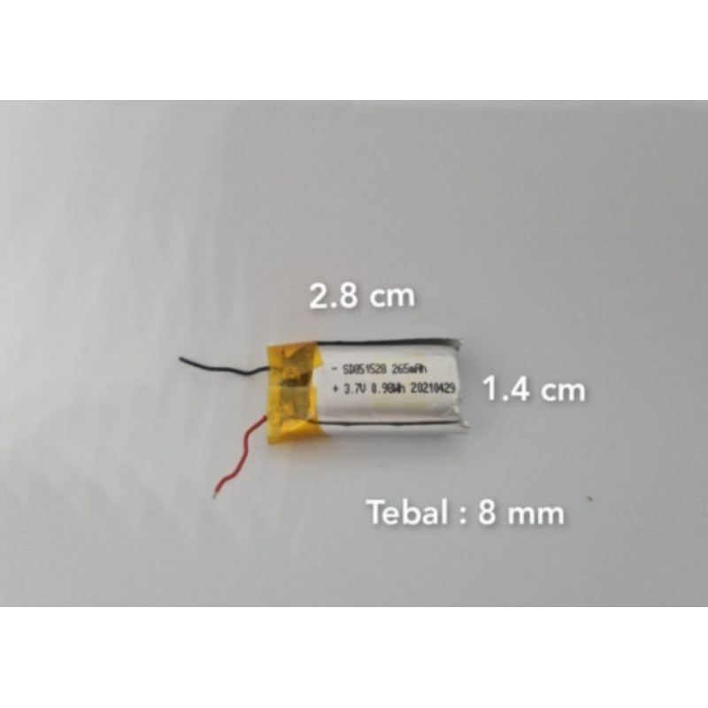 Baterai Lithium Polymer mini
