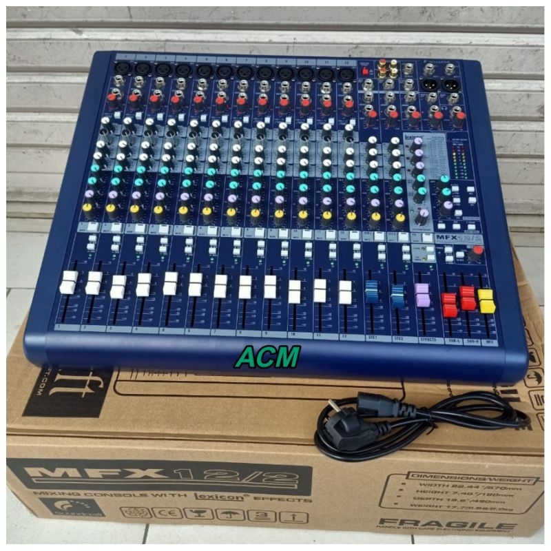 MIXER SOUNDCRAFT MFX12 MIXER 12 CHANNEL MFX 12