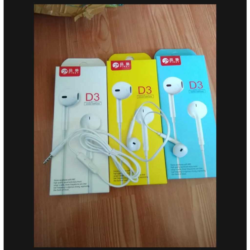 Handsfree Pinzy D3 BIG MEGA (MEGABASS)