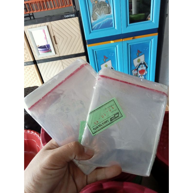 

OPP PLASTIK KACA LEM UK 10×10