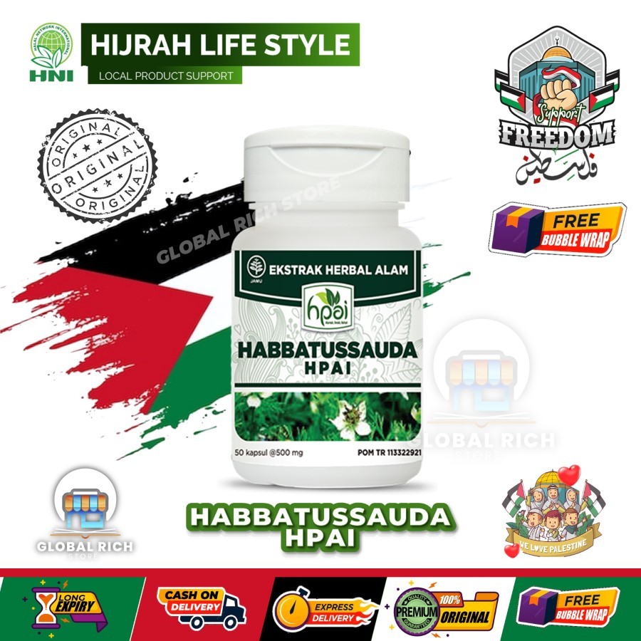 HABBATUSSAUDA 50 KAPSUL HNI / KAPSUL JINTEN HITAM