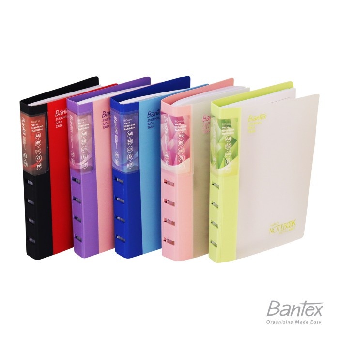 

Bantex Vario Notebook Diary Agenda Buku Catatan Bergaris A6 60 Lembar Refillable
