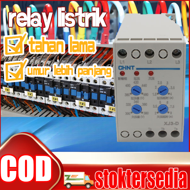 Perlindungan pemutusan fase dan susunan fase pompa air motor listrik XJ3-G XJ3-D AC380V, perlindunga