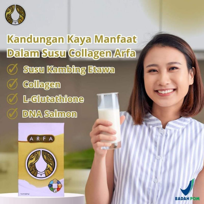 

[BEST SELLER] SUSU KAMBING ETAWA PLUS COLLAGEN, L-GLUTHATIONE DAN DNA SALMON ARFA | SUSU KAMBING ETAWA PREMIUM