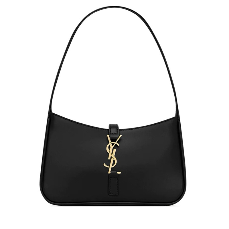 NEW Saint Laurent Mini 5 A 7 Hobo Bag Smooth Leather Black AUTHENTIC ORIGINAL