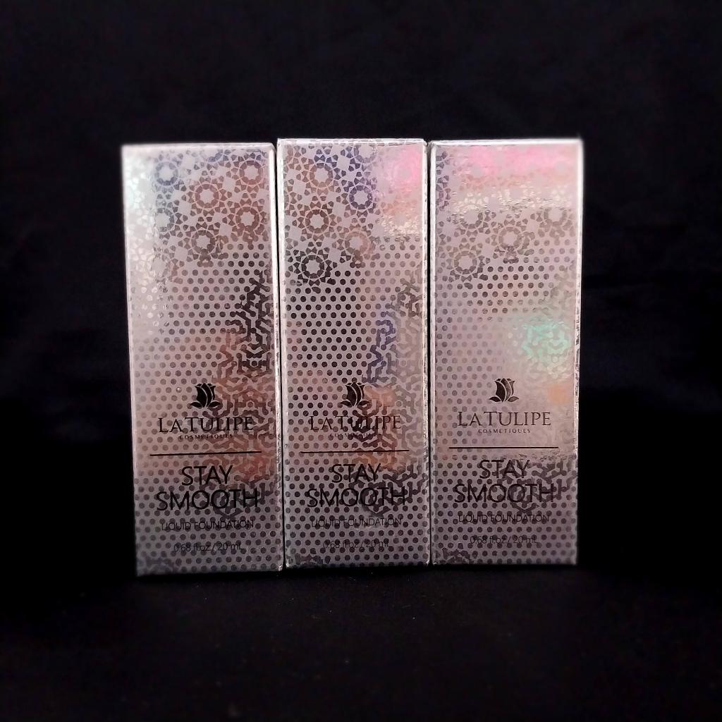 LATULIPE STAY SMOOTH LIQUID FOUNDATION 20ml/Hybrid Skincare Foundation/tahan lama/foundation matte/a