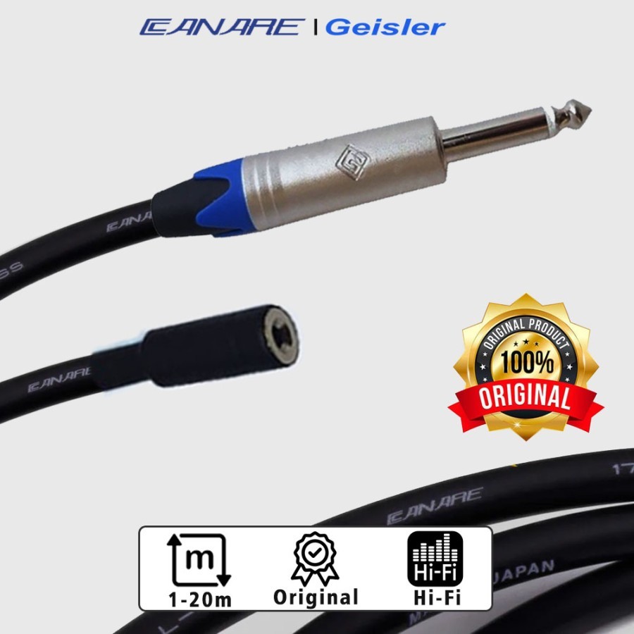 Kabel Audio MADE IN JAPAN Jack Akai Mono to Mini Cewe/Female GEISLER