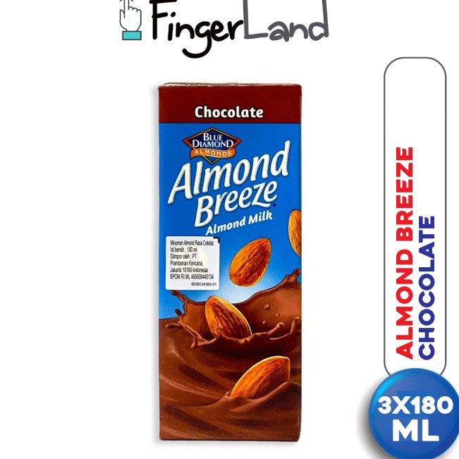 

Pasti Murah ALMOND BREEZE Almond Milk Chocolate 180 ml Susu Almond Coklat 3 PCS