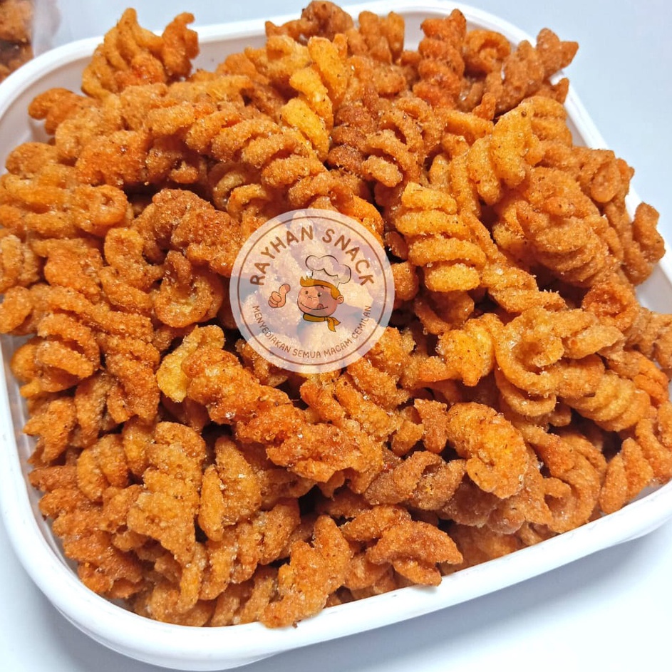 

Laris Makaroni Spiral Macaroni Spiral Ulir Rasa Pedes 250gr