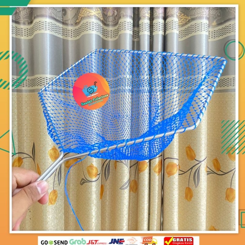 Jaring seser serok ikan besi kotak stainless