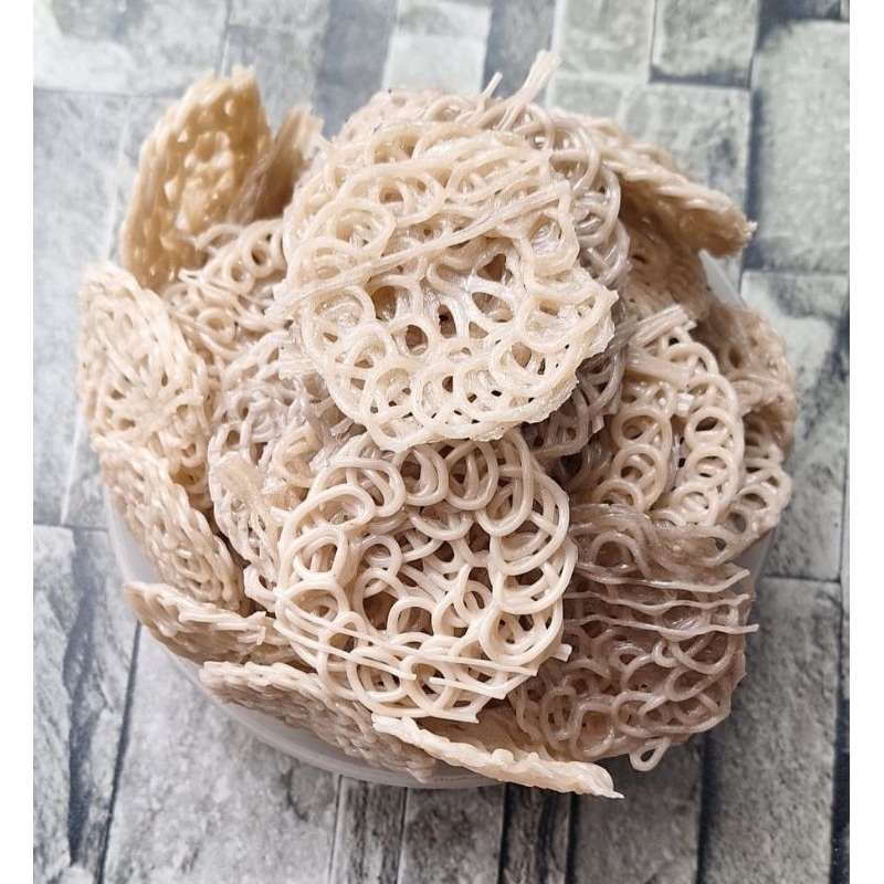 

krupuk uyel maprah rasa bawang 500gr