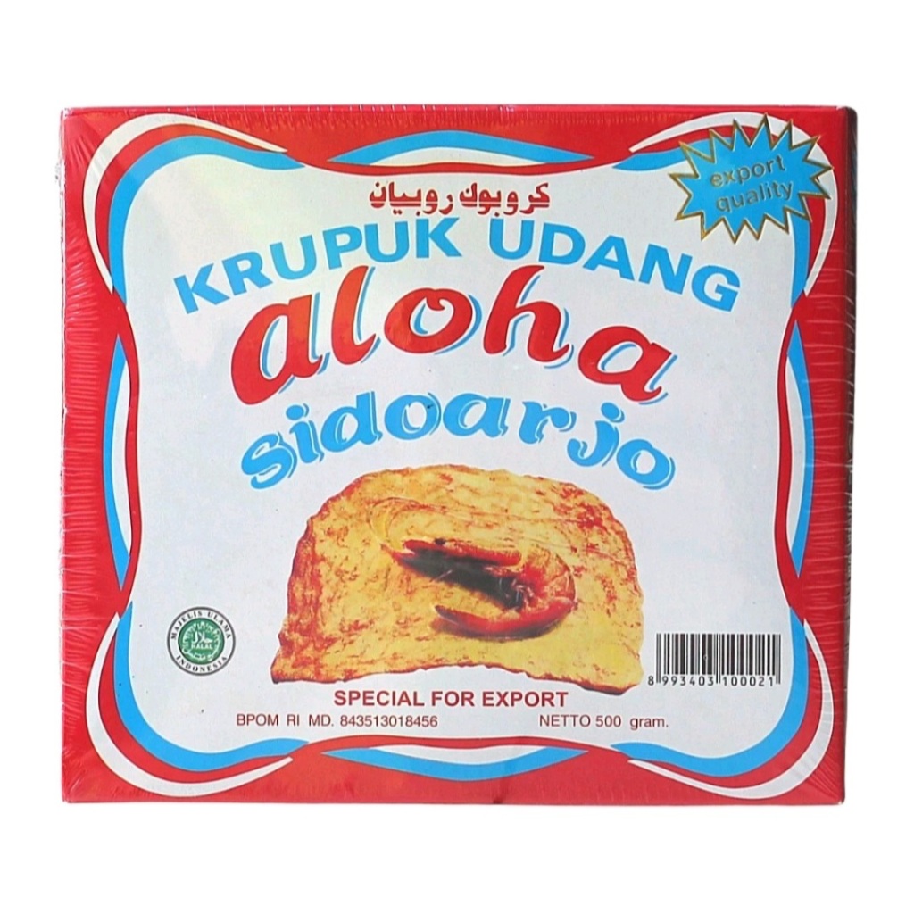 

Kerupuk Udang/krupuk Udang/Aloha Super Udang 500 gram.