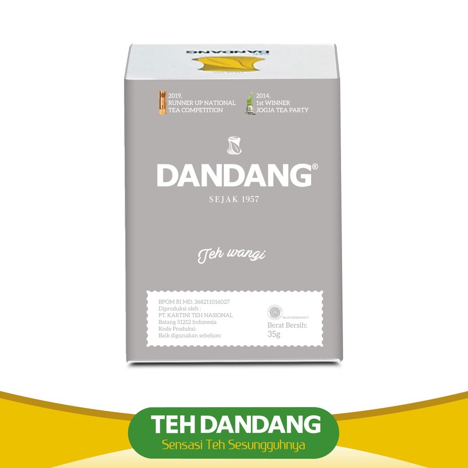 

Terlaris Teh Dandang Putih 35gr - Teh Tubruk - 1 Slop isi 10 Box 35gr