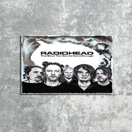 Poster Hiasan Dinding Radiohead