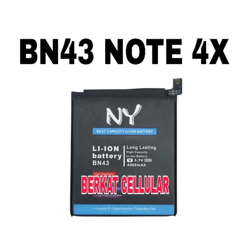 BATERAI XIAOMI BN43 NOTE 4X DOUBLE POWER NY