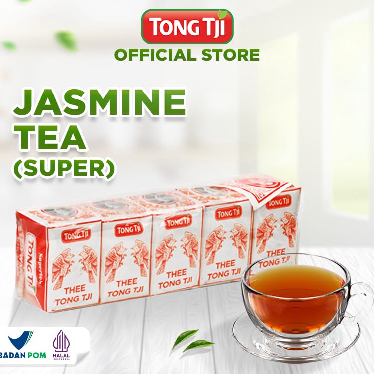 

TIPE QWL576 Tong Tji Super Jasmine Tea 80 gram, Teh Seduh (harga per slop)
