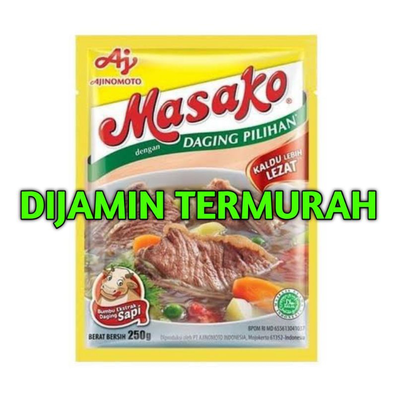 

MASAKO RENCENG (12 SACHET X 9 GRAM) - AYAM & SAPI, KALDU GURIH TERMURAH!!!