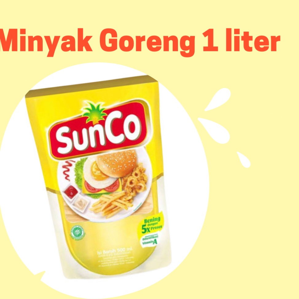 

CK59 [ JATIM ] SUNCO Minyak Goreng 1 liter Refill / Minyak Goreng Sunco Reeady Stok :)ㄏ