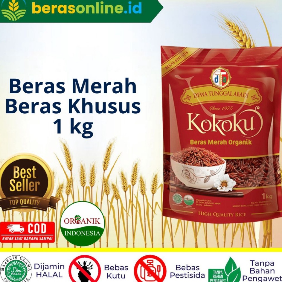 

Kirim Langsung Beras Online - Beras Merah 1KG