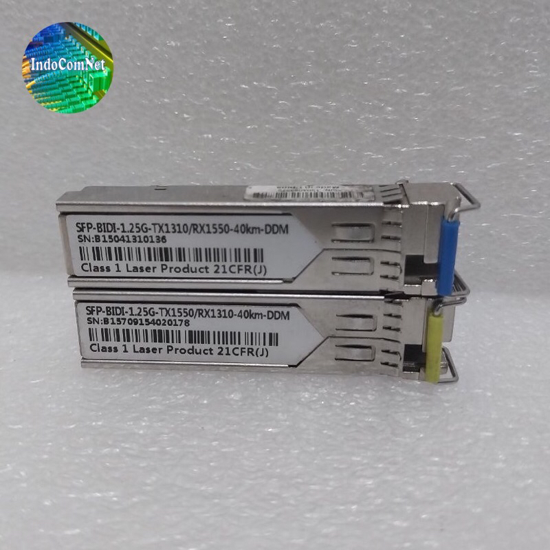 SFP BIDI 1.25Gb/s 40Km Sepasang SFP BiDi 1G 40Km