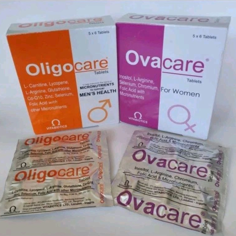 OLIGOCARE OVACARE VITAMIN SUAMI ISTRI KESUBURAN PRIA & WANITA