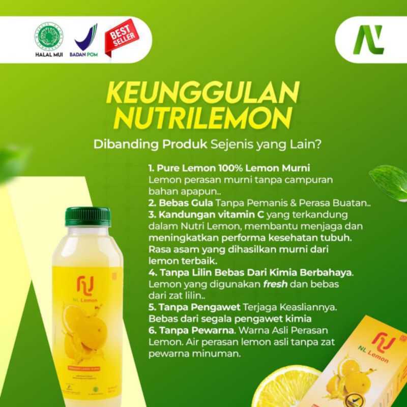 

Nutrilemon 100% asli lemon