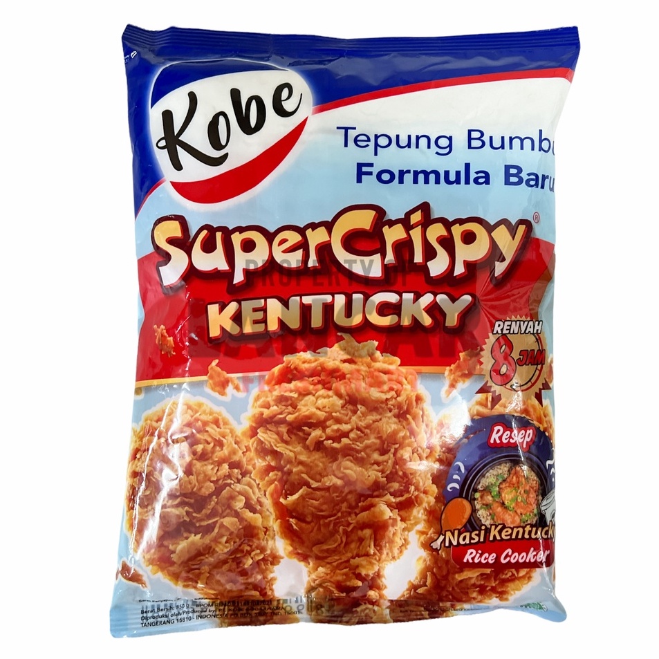

Ready KOBE TEPUNG SUPER CRISPY KENTUCKY 850GR