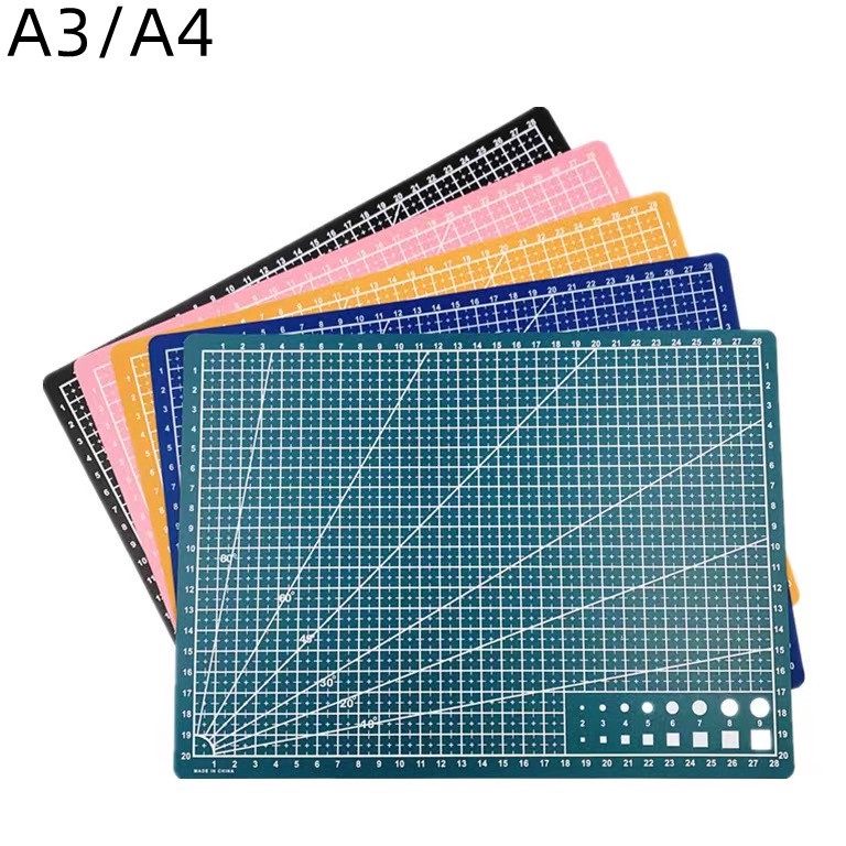 

CI3972 A3/A4 Cutting Mat/PVC Cutting Mat Cutting Mat Dua Sisi Alat DIY Cutting Board 3386