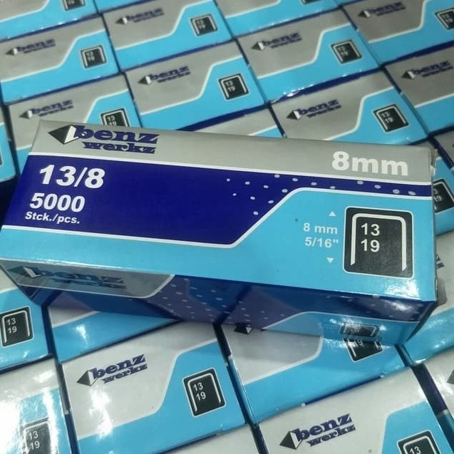 

Belanja Ces, Hidup Lebih Baik! isi Refill Stapler Steples Tembak 8 mm 13/8 Original Benz 5000 pcs ㅗ