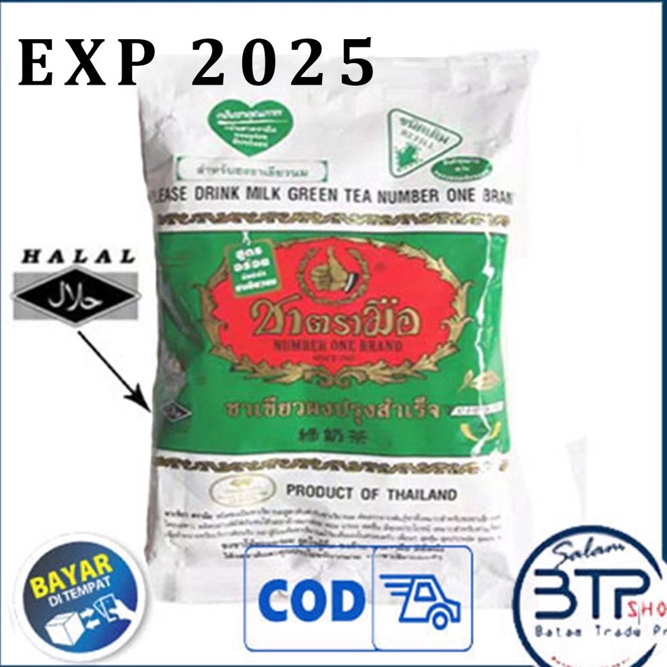 

modelTipe ZHQ379 BTP ORIGINAL THAI GREEN TEA CHATRAMUE 200grams