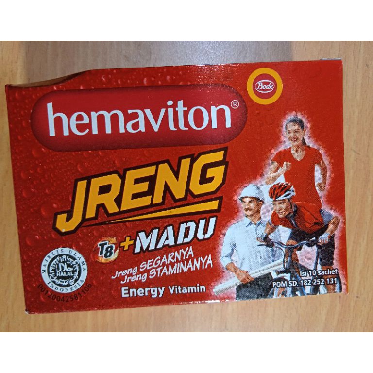 

[☺E86➢] minuman energi Hemaviton jreng 1 box isi 10 sachet Harga pas