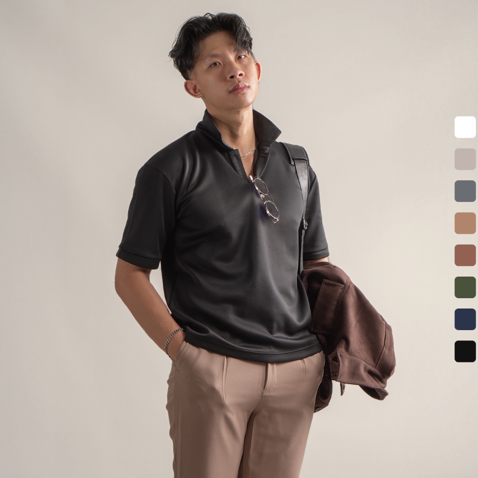 MODEL HFY121 Polo Shirt Scuba Modern Fit