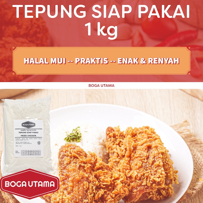 

[✡R25➤] Tepung Siap Pakai Fried Chicken Ayam Krispi KFC 1 kg Trend roduct