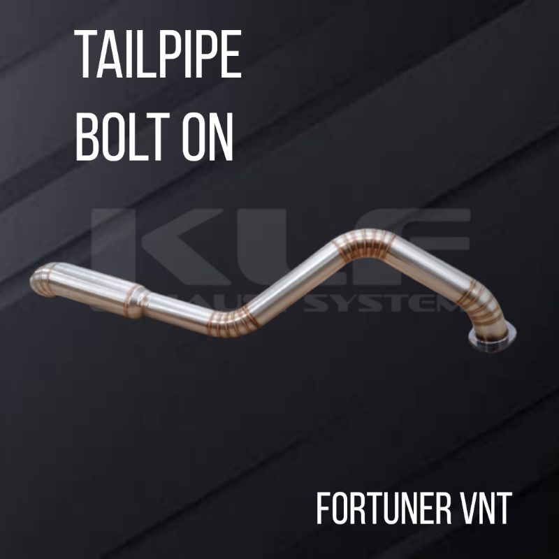 Tailpipe Fortuner VNT tinggal pasang baut