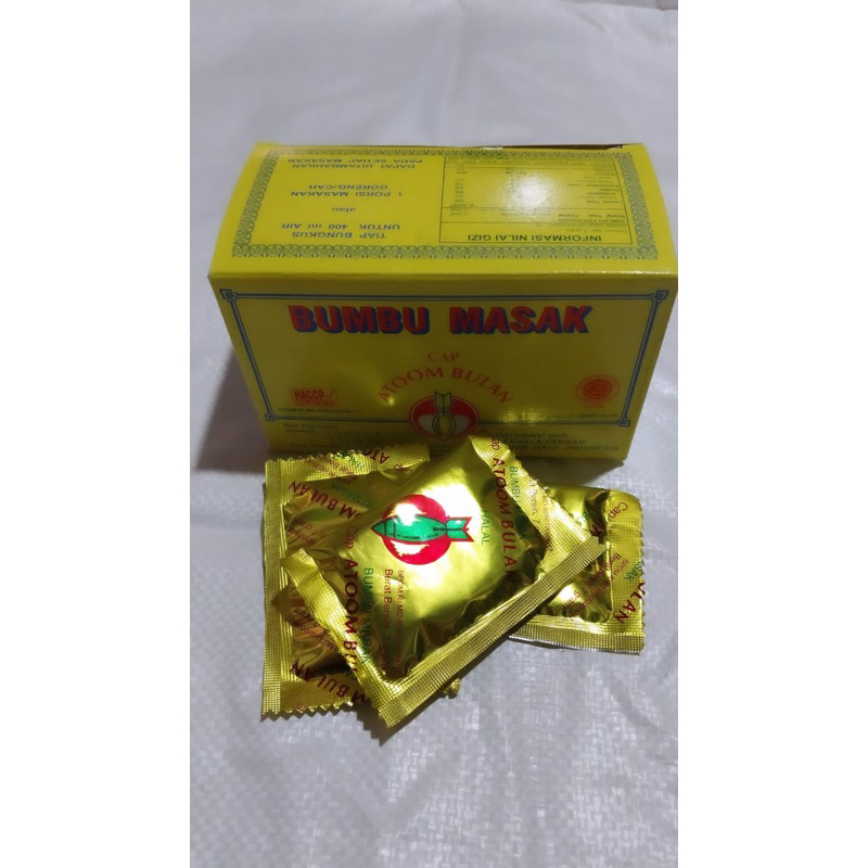 

Bumbu masak cap atoom bulan 7gr