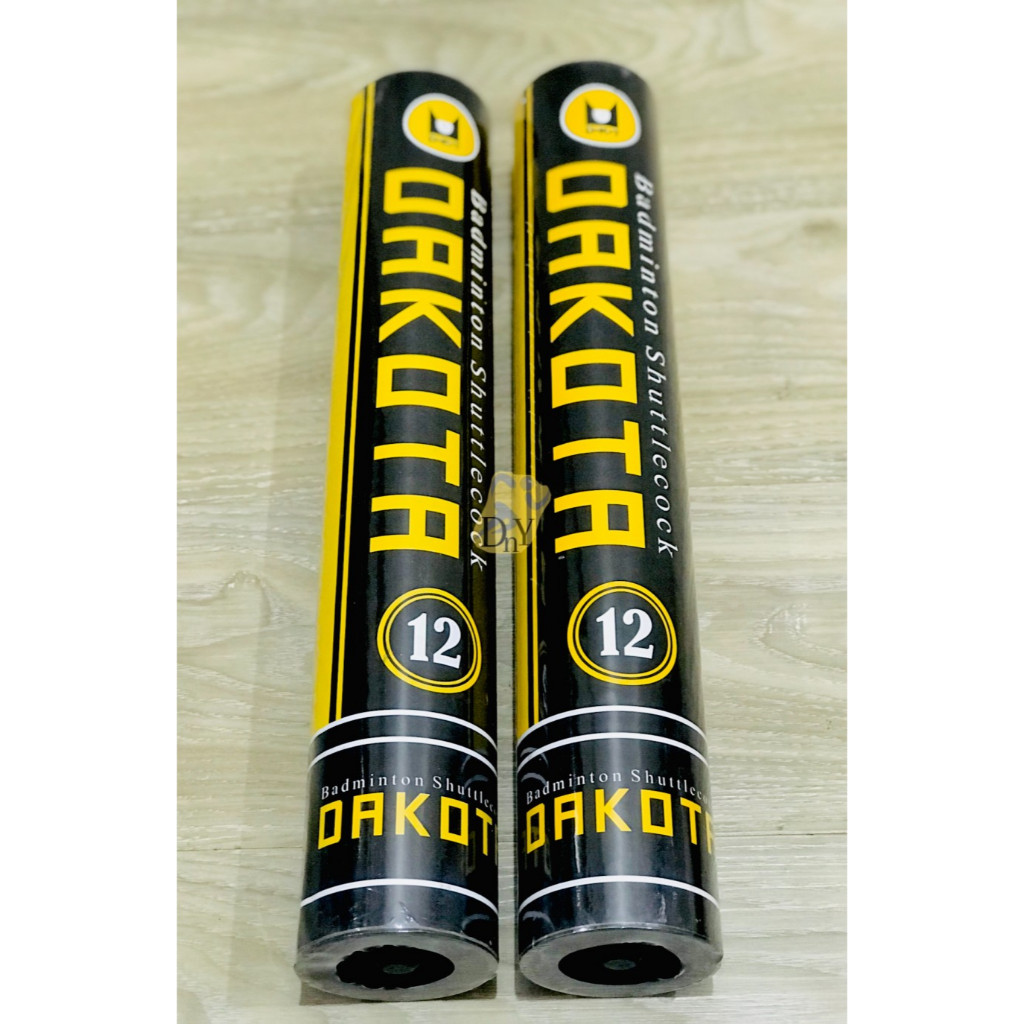 Shuttlecock Dakota Hitam Kuning - KOK BADMINTON DAKOTA