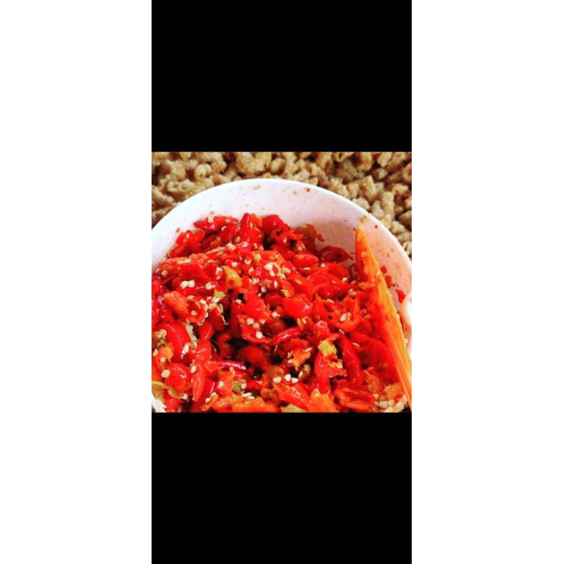 

makaroni huhah sambel bawang