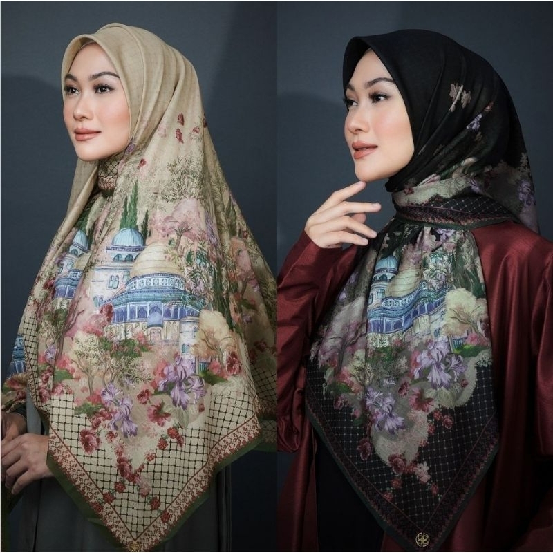 THE BLESSED LAND SERIES EXTENDED SCARF BY NADAPUSPITA NADA PUSPITA OFFICIAL