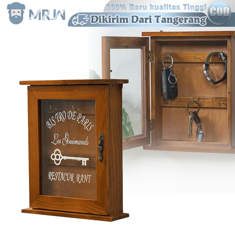 Tempat Penyimpanan Kunci London Kayu Box Tempat Kunci Kunci Box Kunci Gantung Key Box