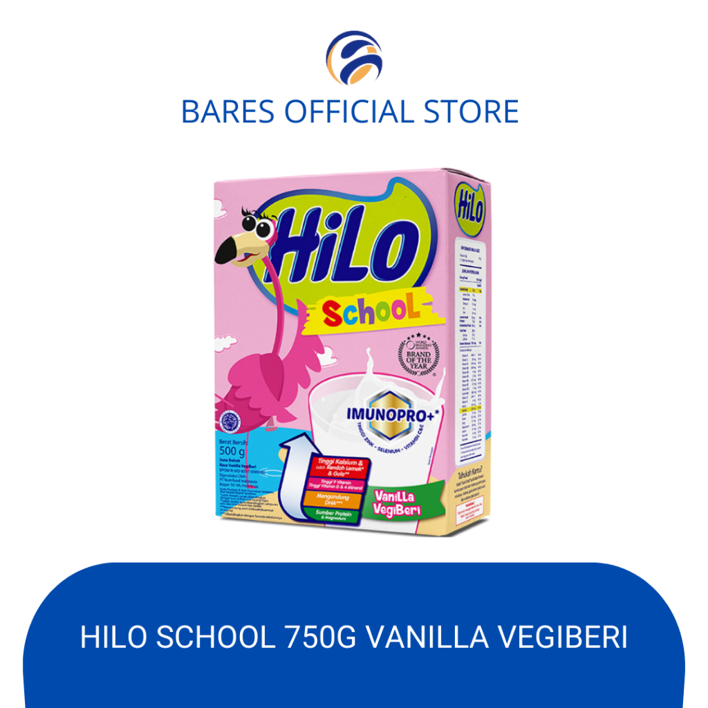 

HILO SCHOOL Rasa Vanilla Vegiberi 750gram