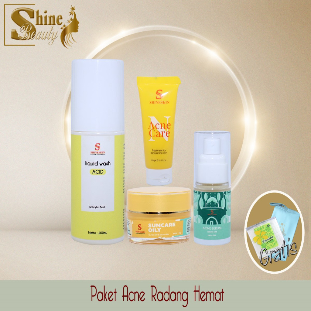 Shineskin Paket Acne Radang Hemat