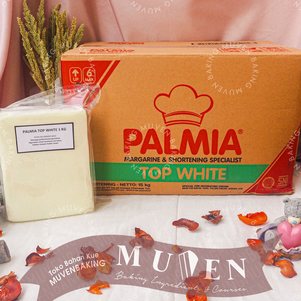 

73 MENTEGA PUTIH PALMIA TOP WHITE 1 Kg / SHORTENING dfn9v