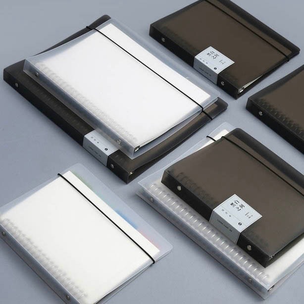 

Buku Binder Cover A5 B5 Hitam Putih / Binder Cover Tanpa Isi Refill