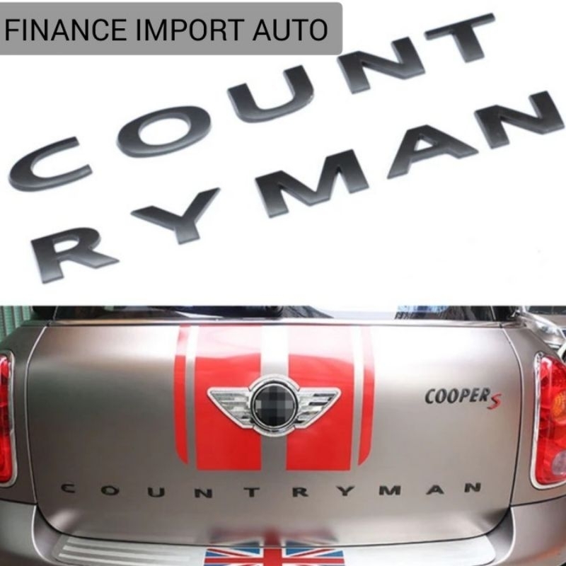 Emblem Tulisan Mini Cooper COUNTRYMAN Emblem Bagasi Mini Cooper F60