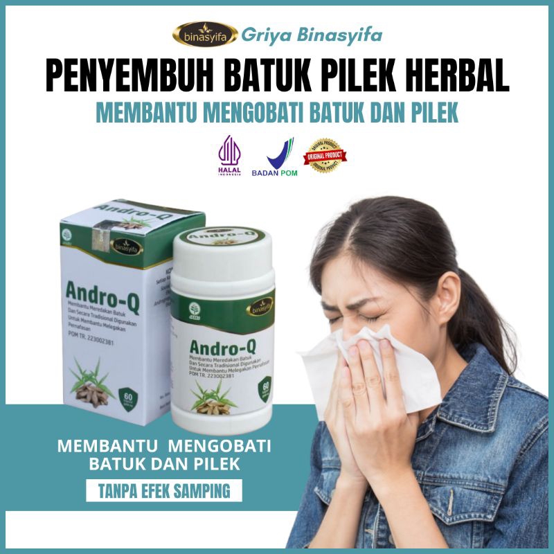 Obat Batuk Pilek Pria Wanita Anak Dewasa Herbal Binasyifa