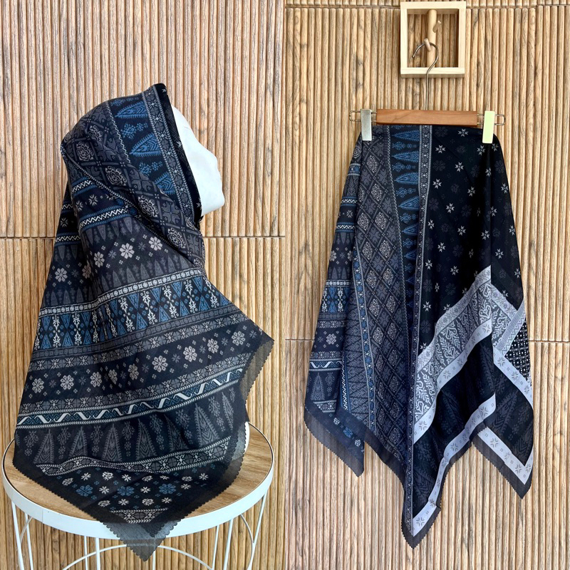 VOAL MOTIF BATIK BAHAN VOAL HIJAB VOAL MOTIF TERBARU DENAY SEGI EMPAT