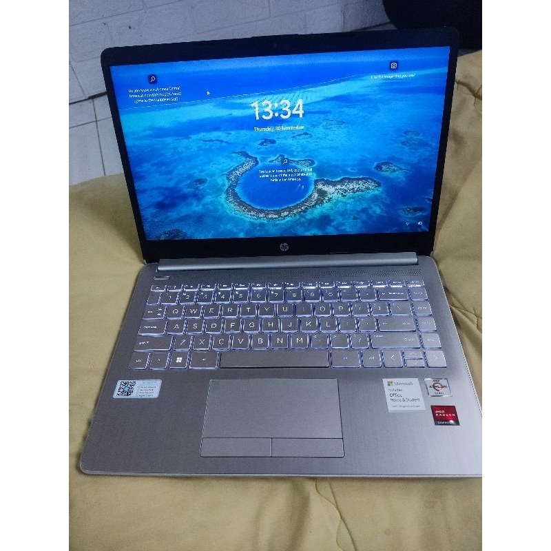 Laptop HP 14s dk1xxx Mulus Second