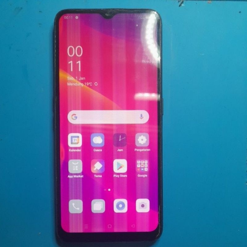 Oppo A5 2020 Ram 4/128GB minus jaringan / wifi second bekas