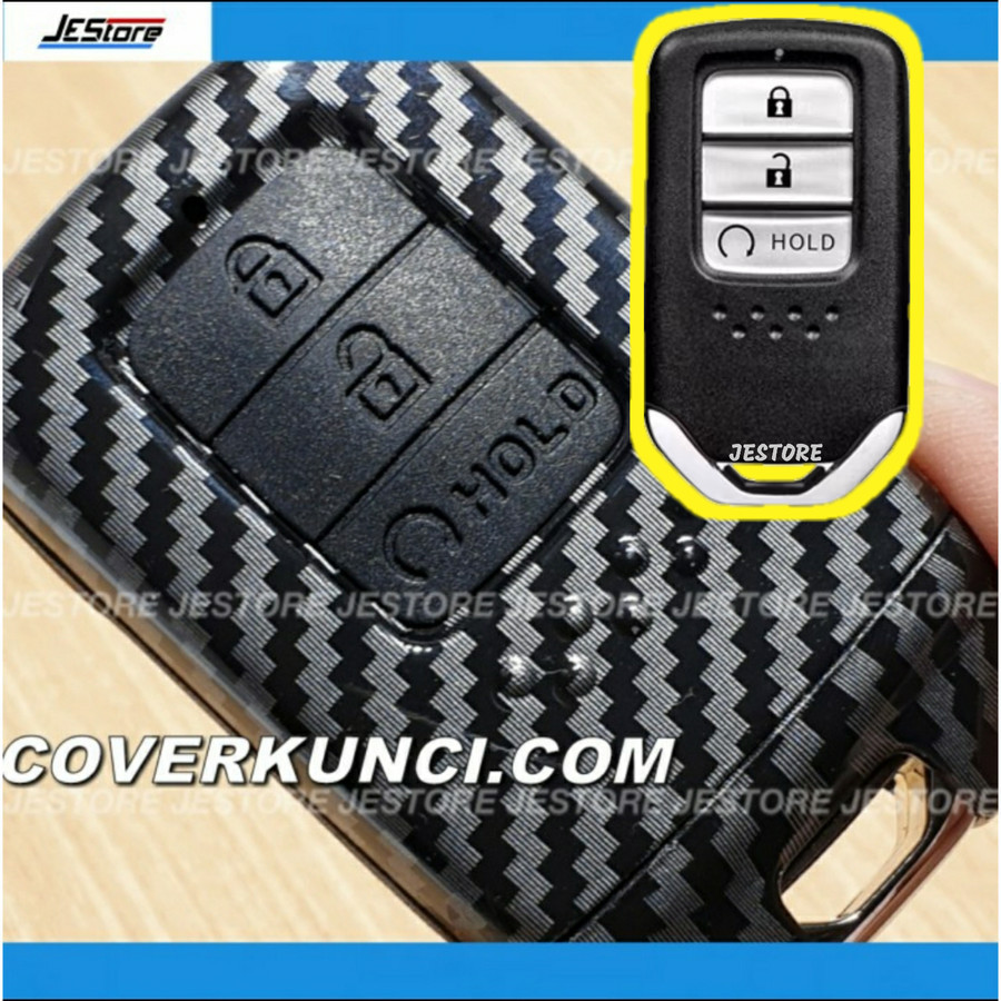 HONDA CITY HATCHBACK CoverKunci CARBON KONDOM kunciCasing HONDA CITY