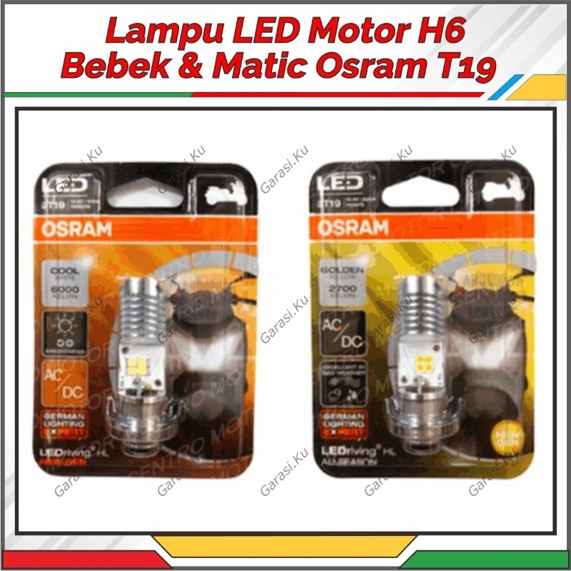 LAMPU MOTOR LED OSRAM ORIGINAL TERANG PUTIH KUNING